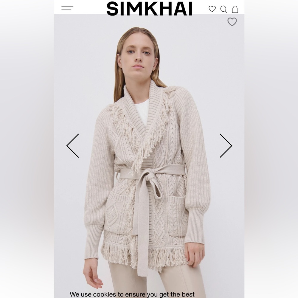 Natural colored cardigan